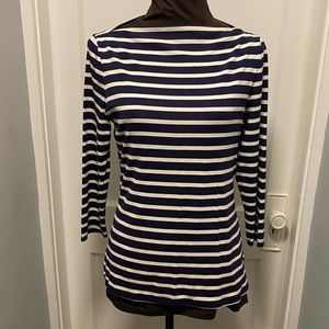 Old Navy Boat Neck Striped Top SZ L
